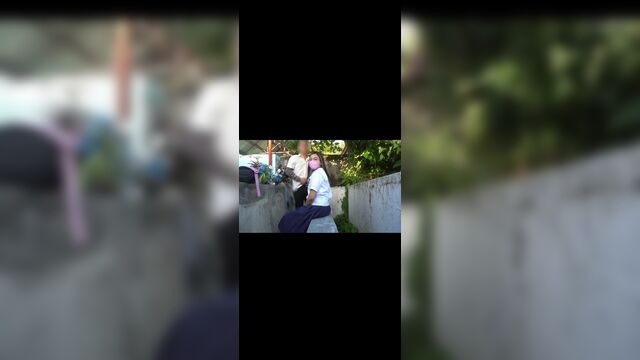 Pinay Student and Pinoy Teacher sex in public cemetery