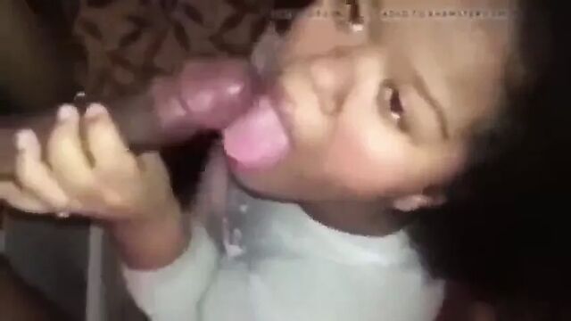 midget sucking dick
