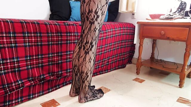 Try On - Sexy Crotchless & Bootyless Body Stocking Lingerie