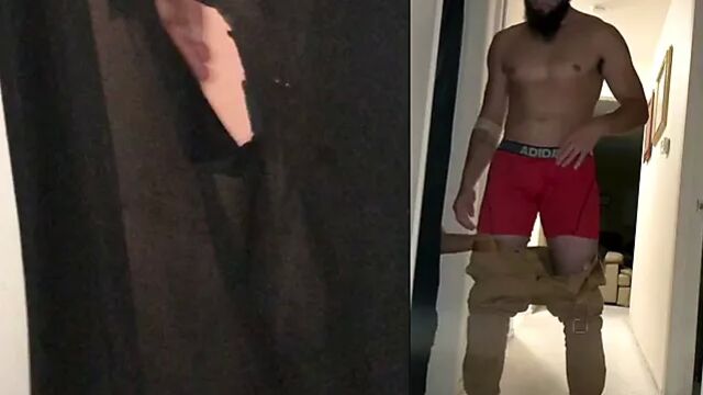 straight guy gets blow job from a crossdresser