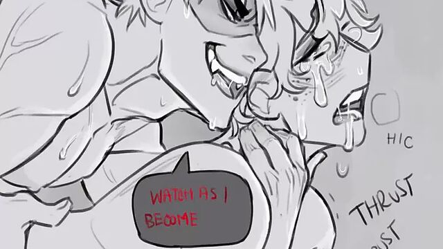 Deku getting fucked by Bakugou
