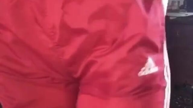 Windbreaker pants thicc girl