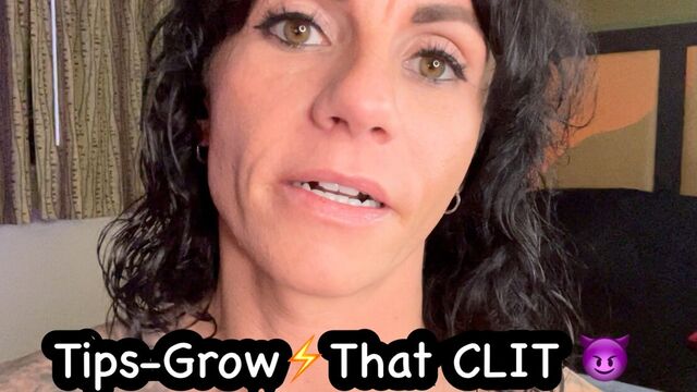 How I Masturbate to Grow my Big Clit