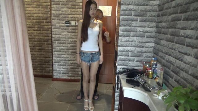 Su Mei Small Vest Denim Shorts (asian-bondage.com)