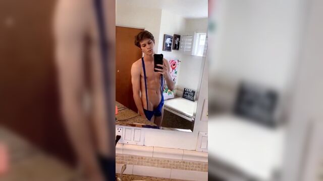 sexy boy with mankini