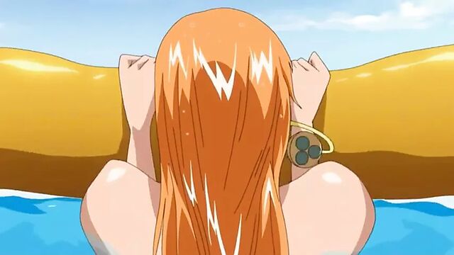 Nami very sexy & bitch in bikini (One Piece)