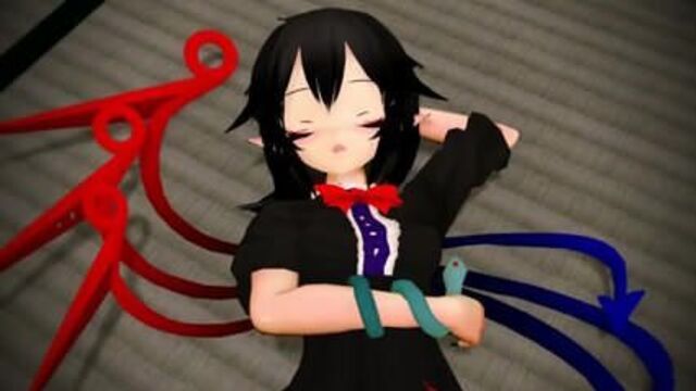 MMD R-18 Touhou nue