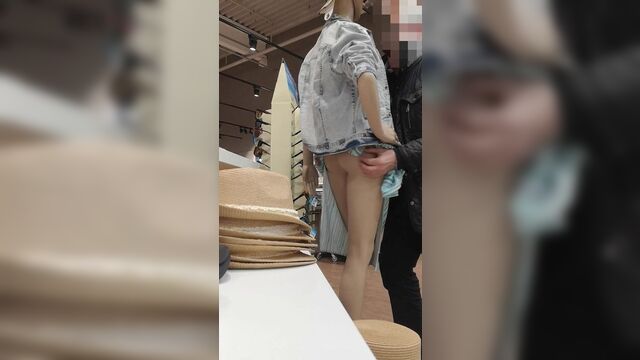 Little fun with a mannequin (display dummy)