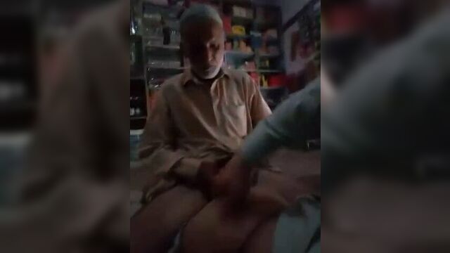 Pakistani dad has sex in shop
