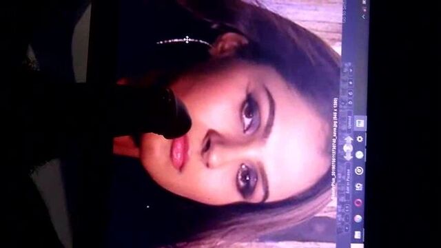 Andrea Jeremiah hot spit love cum tribute#110
