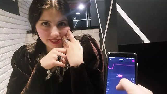 Vibrating Panties in a Restaurant