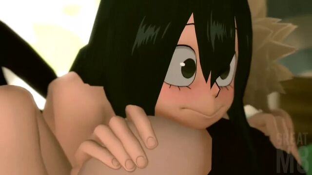 Katsuki Bakugou Fucks Tsuyu Asui