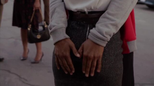 Ebony Meagan Good ass groped with EXTRA 24.04.2019