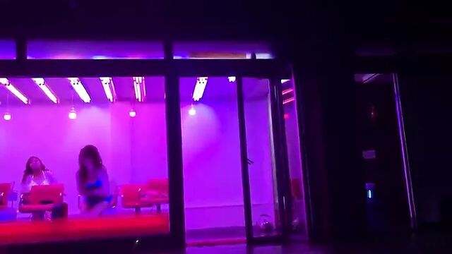 Walking thru Busan redlight district (Eng subs)