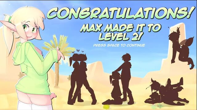 Max The Elf Pornplay Hentai game Ep.1 – cute gay elf pegged by wild futanari monster girl