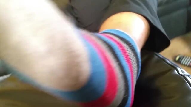 Lita's Sweaty Feet After Jogging