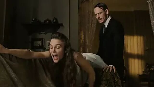 Keira Knightley spanked