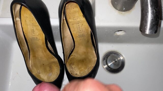 Cumming gf black work heels again