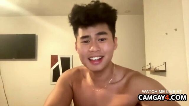 Handsome asian guy webcam