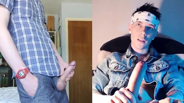 he is consuming cumshots