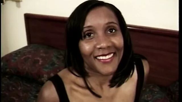 Cheap black slut in a tight black dress gets fucked