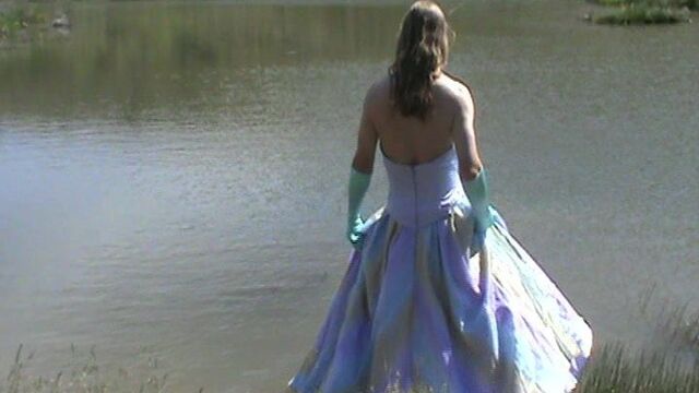 rainbow formal dress