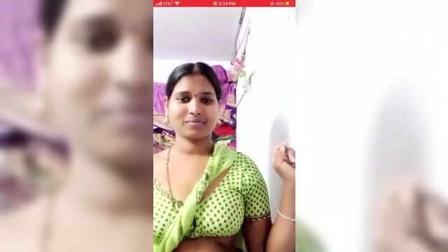 Tamil hot family girl striptease video