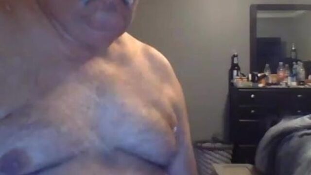 grandpa show on webcam