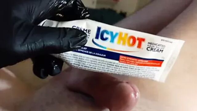 Sounding with Icy Hot cream