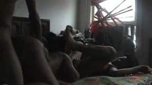 Amateur Black Threesome