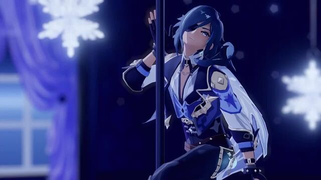 Kaeya pole dance