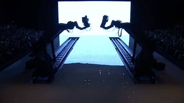 Alexander McQueen's show at the Paris Fashion Week in October 2009