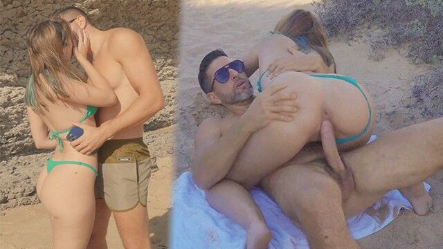 Подцепил незнакомку на пляже