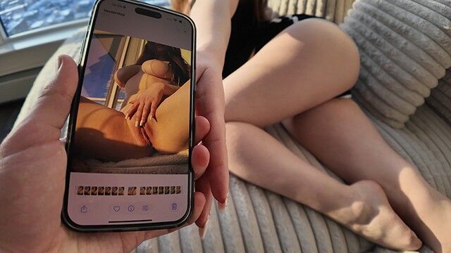 Нашёл голые фото соседки и шантажом заставил изменить своему парню