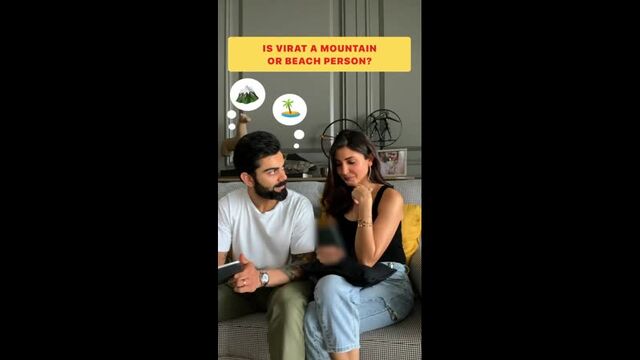 Anushka Sharma and Virat Kohli took a break with