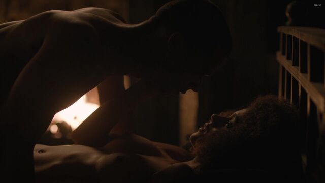 Натали Эммануэль (Nathalie Emmanuel nude scenes in "Game of Thrones" S07 E02 2017)
