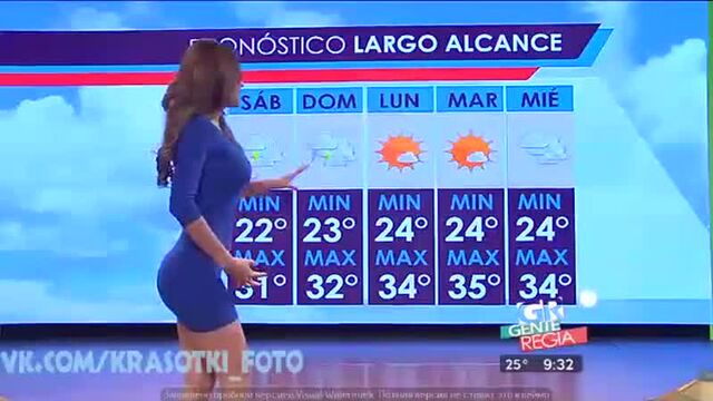 Ведущая прогноза погоды Yanet Garcia (порно, секс, эротика, попка, booty, anal, анал, сиськи, boobs, brazzers)