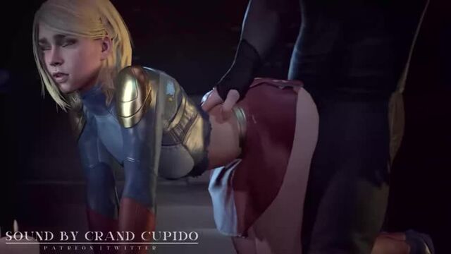 Supergirl - doggystyle; vaginal fucked; 3D sex porno hentai; (by Grand Cupido) [DC Comics]