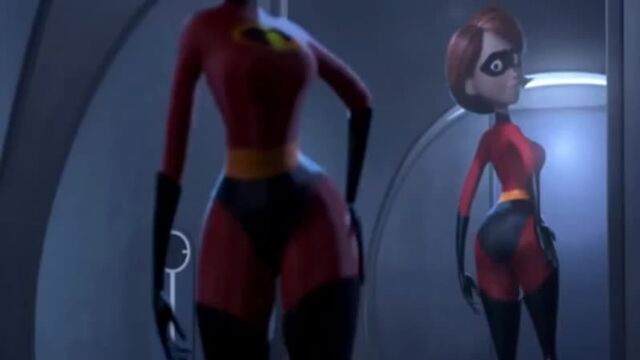 The incredibles-Elastigirl and Guards