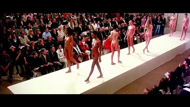 Naked models on the catwalk..mp4