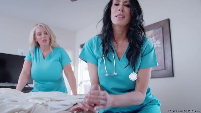 Alura Jenson and Reagan Foxx - We Can Take Care Of You [All Sex, Hardcore, Blowjob, Gonzo]
