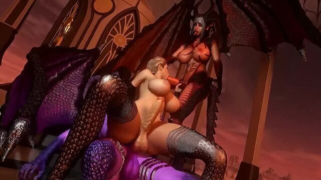 Futa demon futanari
