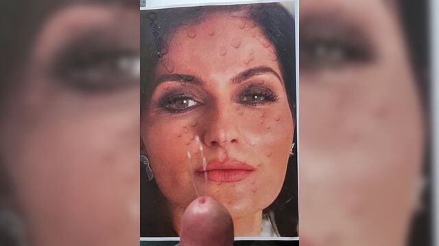 Varga Izabella cum explosion - slow motion