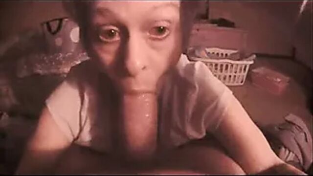 Granny swallows cum